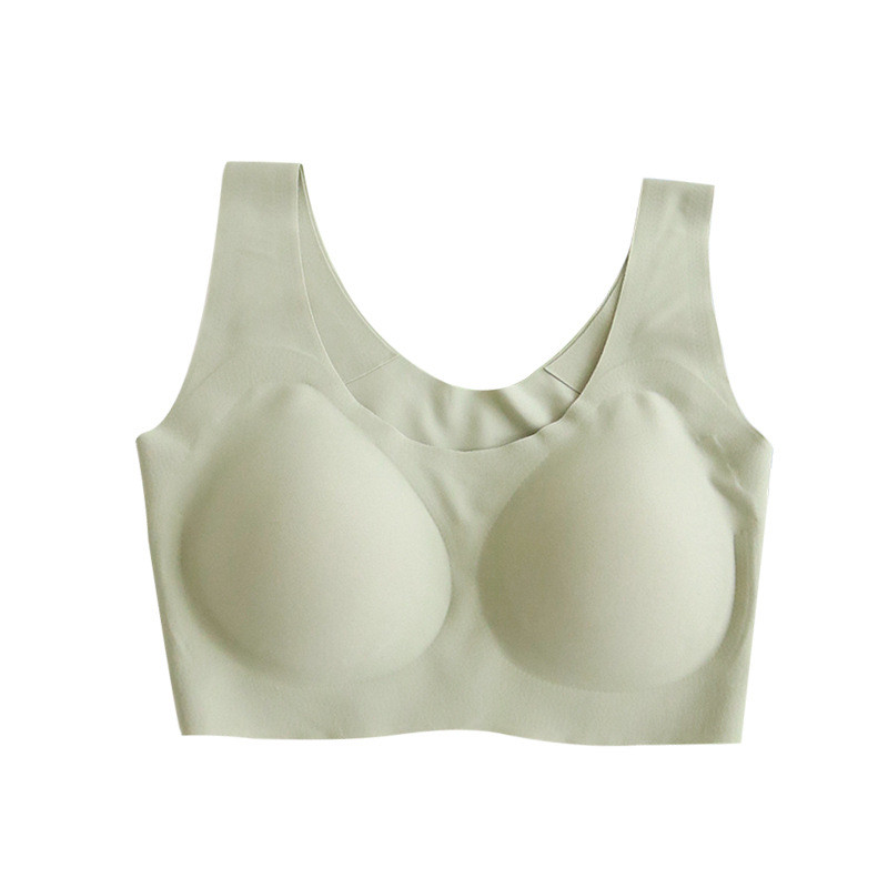 Ženski svileni grudnjak 89% prirodna svila 11% elastan Jastučići za svakodnevnu upotrebu Bez žica Bežični prsluk Cami grudnjak Bandeau Bralette TA017