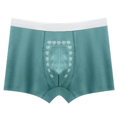 Boxer pentru bărbați în husă U Lenjerie de corp Boxer sexy pentru bărbați, fără sudură, respirabil, confortabil, chiloți din bumbac cu talie medie Cueca