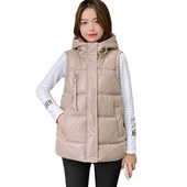 2023 m. Nauja, be skalbimo, ryškiai nuskalbta medvilninė liemenė, moteriška liemenė, rudeninė žieminė striukė be rankovių stora, šiltos liemenės, viršutiniai drabužiai, moteriški