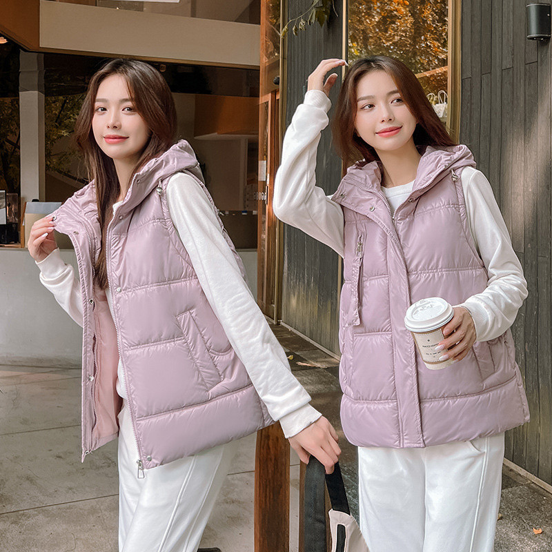 2023 m. Nauja, be skalbimo, ryškiai nuskalbta medvilninė liemenė, moteriška liemenė, rudeninė žieminė striukė be rankovių stora, šiltos liemenės, viršutiniai drabužiai, moteriški