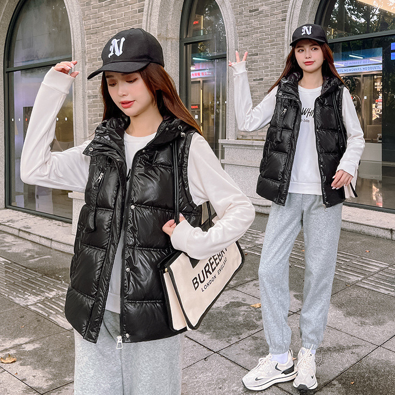 2023 m. Nauja, be skalbimo, ryškiai nuskalbta medvilninė liemenė, moteriška liemenė, rudeninė žieminė striukė be rankovių stora, šiltos liemenės, viršutiniai drabužiai, moteriški