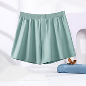 Home Wear Pantaloni scurți Lenjerie de dormit pentru bărbați Pantaloni de dormit elastici largi Bumbac Chiloți confortabili, respirabili, Arrow Chiloți casual pentru bărbați
