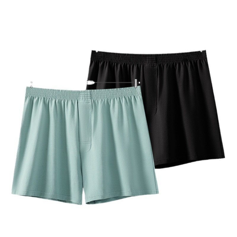 Home Wear Pantaloni scurți Lenjerie de dormit pentru bărbați Pantaloni de dormit elastici largi Bumbac Chiloți confortabili, respirabili, Arrow Chiloți casual pentru bărbați