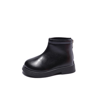 2022 Зимни боти до глезена Леки момичешки обувки на платформа Официални черни кафяви къси ботуши Студентски обувки на нисък ток Супер удобни памучни обувки F09271