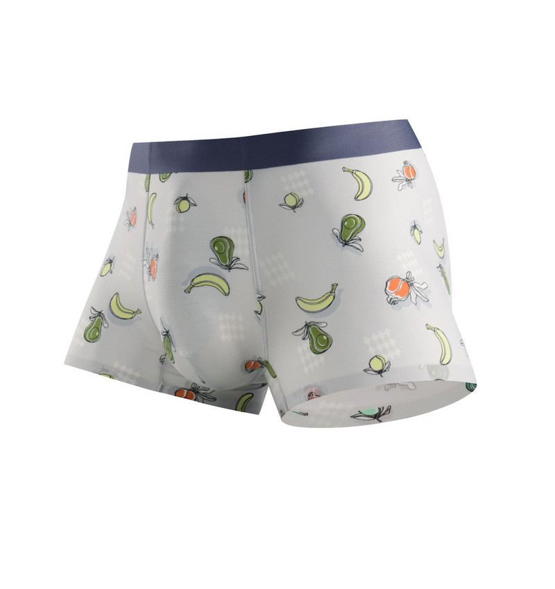 Otisnute seksi muške bokserice Ljetno ledeno svileno donje rublje Bešavne ultratanke muške bokserice Brzosušeće prozračne muške gaćice