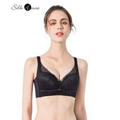 Proljeće/ljeto 2023. Novi svileni lagani prozračni bešavni donji veš Seksi čipkasti grudnjak bez čeličnog prstena Mulberry Silk grudnjak za djevojke