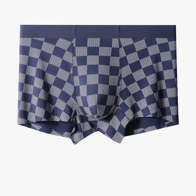 Modal καρό ανδρικό σώβρακο U Bulge Pouch Ανδρικά σέξι εσώρουχα σορτς μπόξερ Άνευ ραφής ανδρικό εσώρουχο Cuecas