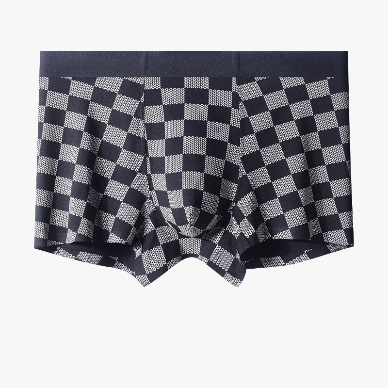 Modal καρό ανδρικό σώβρακο U Bulge Pouch Ανδρικά σέξι εσώρουχα σορτς μπόξερ Άνευ ραφής ανδρικό εσώρουχο Cuecas