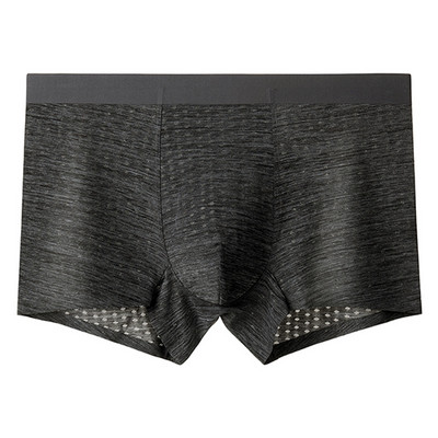 Ultra-tanko boksersko donje rublje velike veličine Muške bešavne prozračne gaće Muške gaćice Kratke hlače Seksi elastične Hombre Calzoncillos