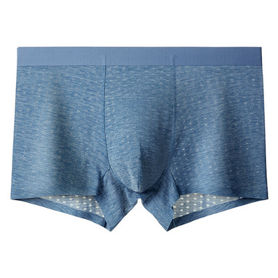 Ultra-tanko boksersko donje rublje velike veličine Muške bešavne prozračne gaće Muške gaćice Kratke hlače Seksi elastične Hombre Calzoncillos