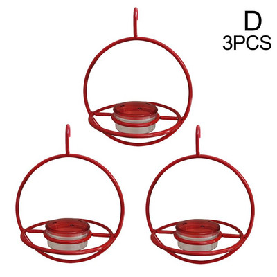 Tanka metalna hranilica za kolibri Viseća metalna okrugla hranilica za kolibri Pojilica za ptice za vanjsko dvorište Uređenje dvorišta