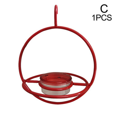 Tanka metalna hranilica za kolibri Viseća metalna okrugla hranilica za kolibri Pojilica za ptice za vanjsko dvorište Uređenje dvorišta