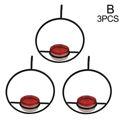 Tanka metalna hranilica za kolibri Viseća metalna okrugla hranilica za kolibri Pojilica za ptice za vanjsko dvorište Uređenje dvorišta