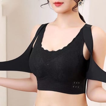 2PCS Дамски сутиени Модни секси Push Up плюс размер Bralette Тънка чашка сутиени с кости Сутиени с кости Бельо Горна част