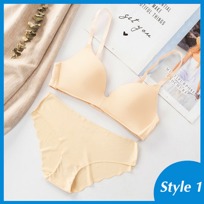 Bešavni komplet grudnjaka za žene Push up komplet donjeg rublja Komplet grudnjaka i gaćica bez žica Plus veličina ML XL Veličina Intimno rublje Žensko
