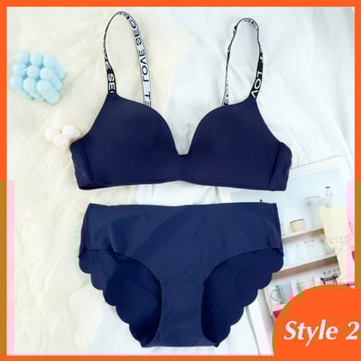 Bešavni komplet grudnjaka za žene Push up komplet donjeg rublja Komplet grudnjaka i gaćica bez žica Plus veličina ML XL Veličina Intimno rublje Žensko