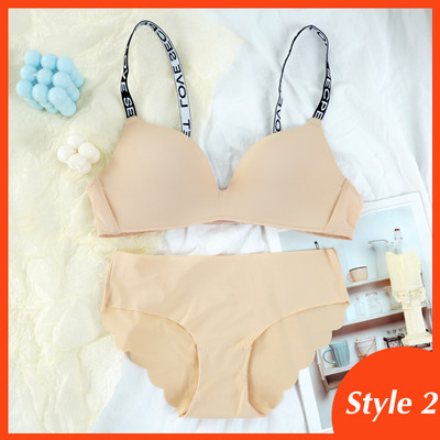 Bešavni komplet grudnjaka za žene Push up komplet donjeg rublja Komplet grudnjaka i gaćica bez žica Plus veličina ML XL Veličina Intimno rublje Žensko