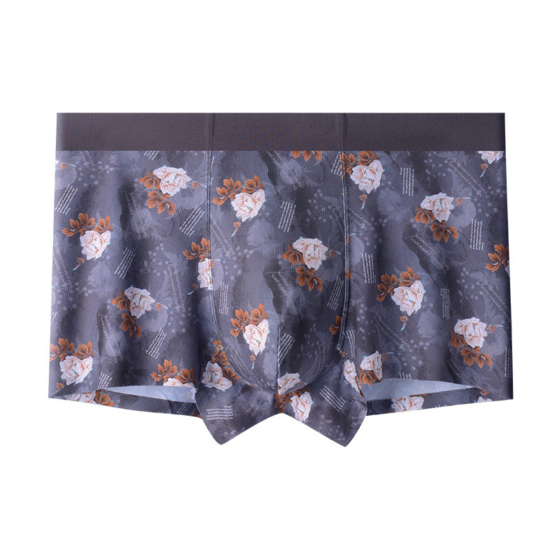 Imprimeu la modă Lenjerie de corp boxer modal pentru bărbați Pantaloni scurți pentru bărbați Boxer fără sudură Calzoncillo Hombre Chiloți respirabili
