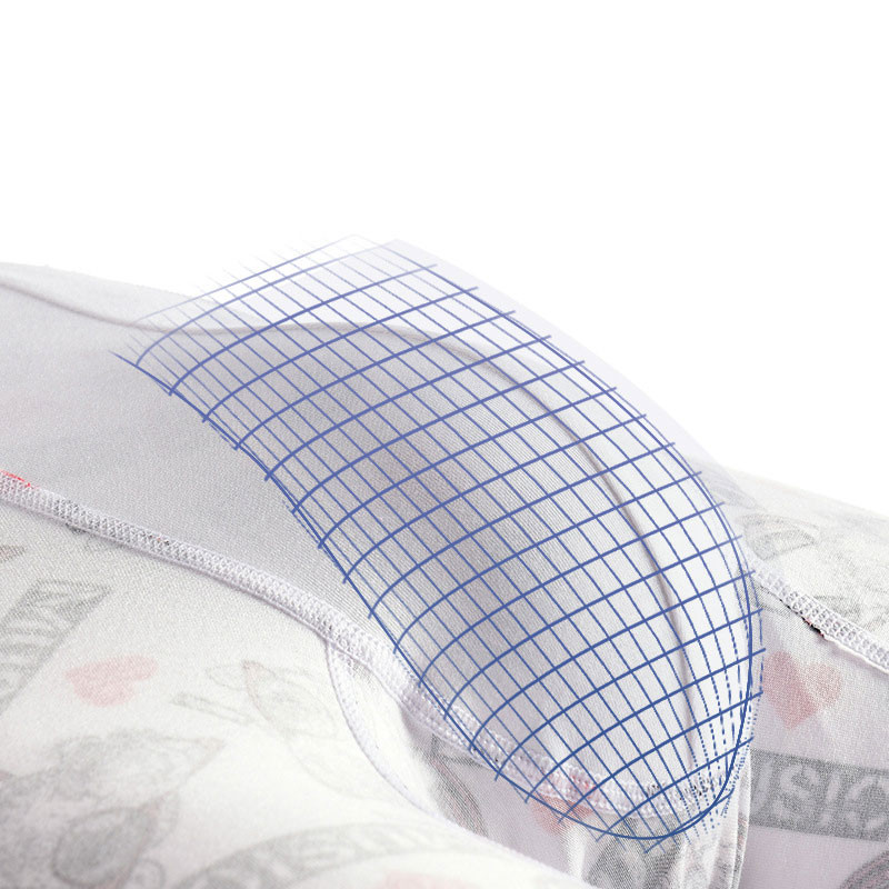 Boxer lungi imprimați la modă Chiloți pentru bărbați Lenjerie de corp respirabilă în modal de bumbac Husă în U confortabilă Boxer lungi