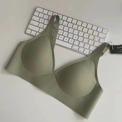 Visokokvalitetni novi bešavni ženski grudnjak bez obruba skupljenih seksi lijepih golih leđa udobnog ženskog donjeg rublja tankog dijela