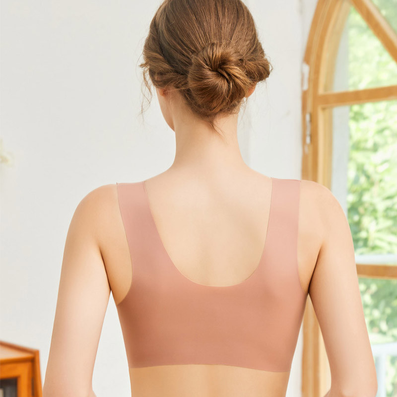 M-5XL Sutiene cu închidere în față pentru femei, lenjerie de corp de mărime mare, fără sudură, sutien push-up, sutien de top sexy