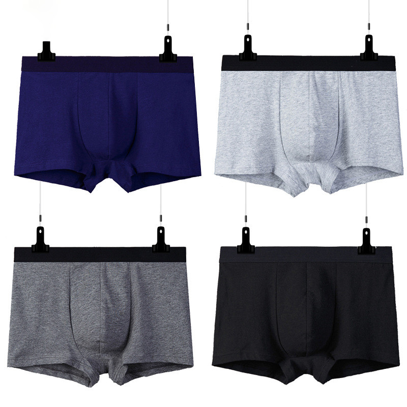 L-4XL Velike veličine Muško seksi donje rublje Mekane udobne bokserice Pamučne prozračne gaće Muške gaćice 3D donje rublje