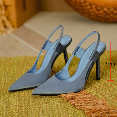 2022 de vară pentru femei cu toc verde lime pantofi cu slingback, sandale de lux din satin de mătase, designeri de femei, pantofi sexy de petrecere cu toc stiletto