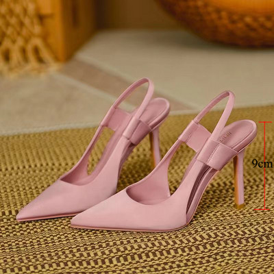 2022 de vară pentru femei cu toc verde lime pantofi cu slingback, sandale de lux din satin de mătase, designeri de femei, pantofi sexy de petrecere cu toc stiletto