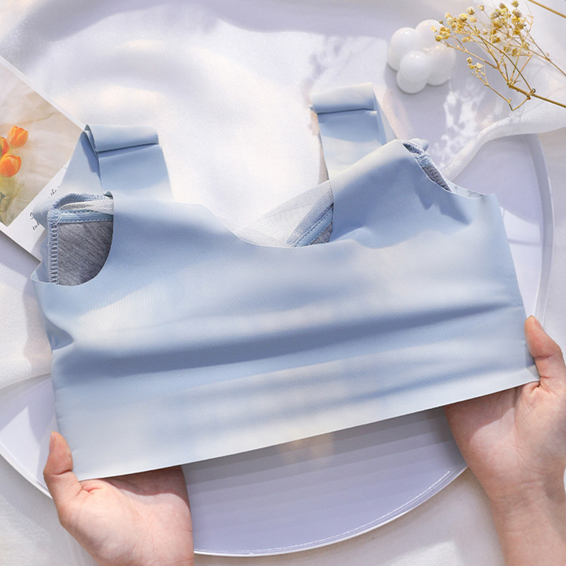 Seksi ženski grudnjak Bešavni prozračni grudnjak Bez žice Grudnjak donje rublje Udoban aktivni podstavljeni bežični grudnjak Crop Top