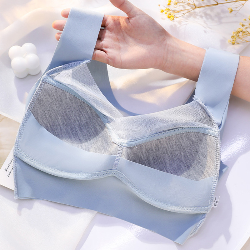 Seksi ženski grudnjak Bešavni prozračni grudnjak Bez žice Grudnjak donje rublje Udoban aktivni podstavljeni bežični grudnjak Crop Top