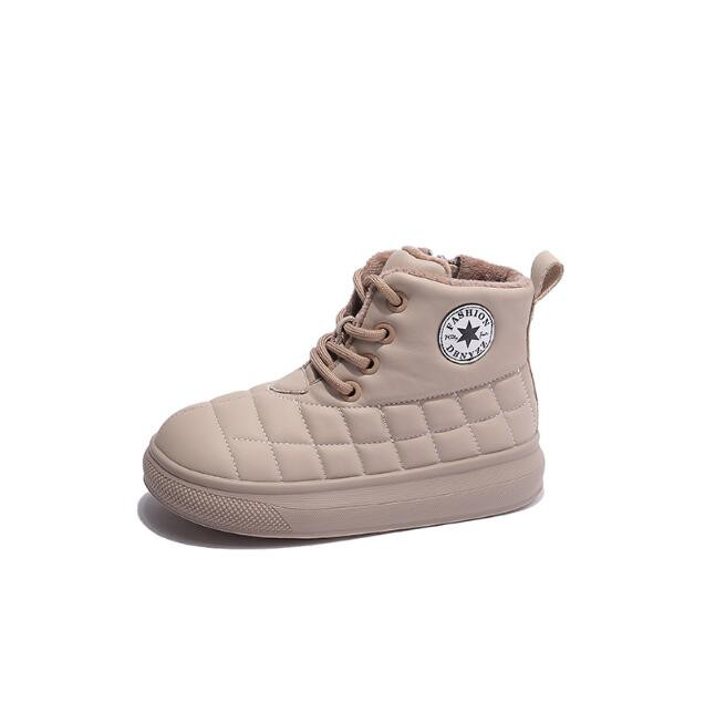 Dječje kožne gležnjače Djevojčice Baršunaste ležerne visoke pamučne cipele Dječaci Čizme za snijeg Dječje plišane modne čizme Zimske