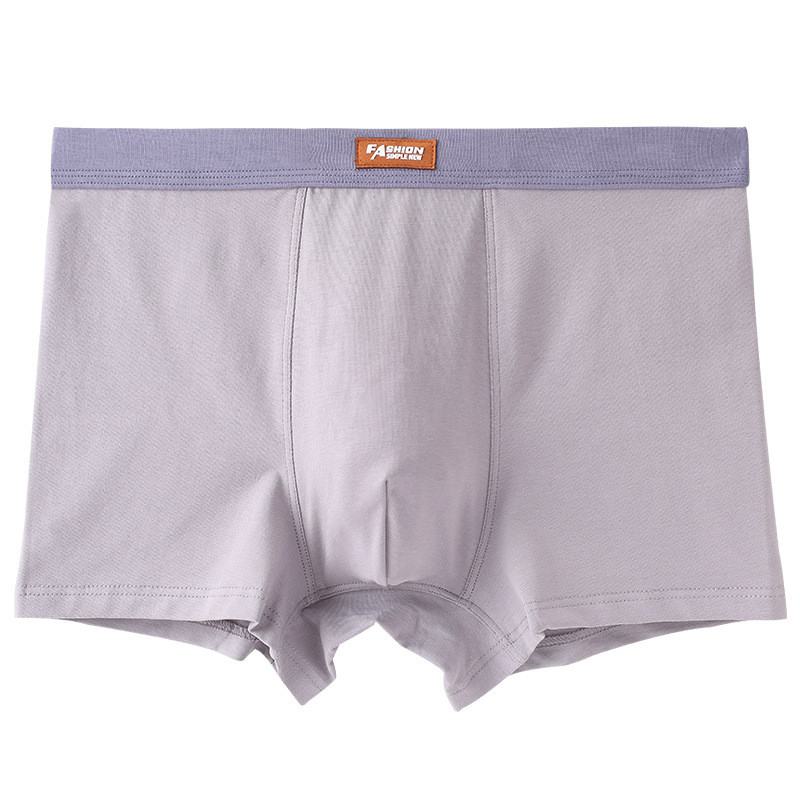 Chiloți din bumbac de marime mari Boxeri pentru bărbați Pantaloni scurti boxer de marime mari Lenjerie de corp elastică respirabilă Chiloți largi, fără cusături, pentru bărbați.