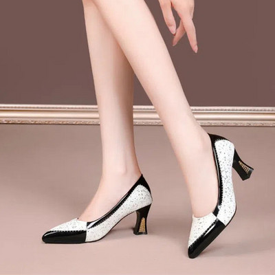 Femei Clasici Bleumarin Cristal Strălucitor Pantofi Toc Înalt Damă Primăvară & Vară Confort Elegant Pompe Mulheres De Salto Alto E357