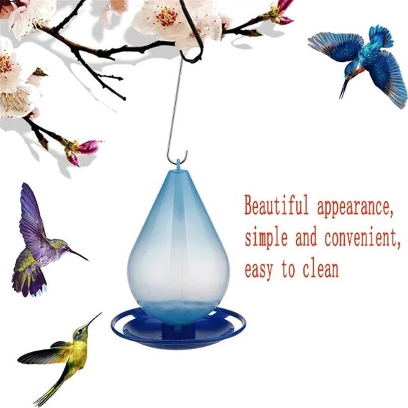Μπουκάλι τροφοδοσίας πουλιών Διακόσμηση κήπου Hummingbird Pigeon Free Nectar Patio Yard Drinker Drinker Bowl