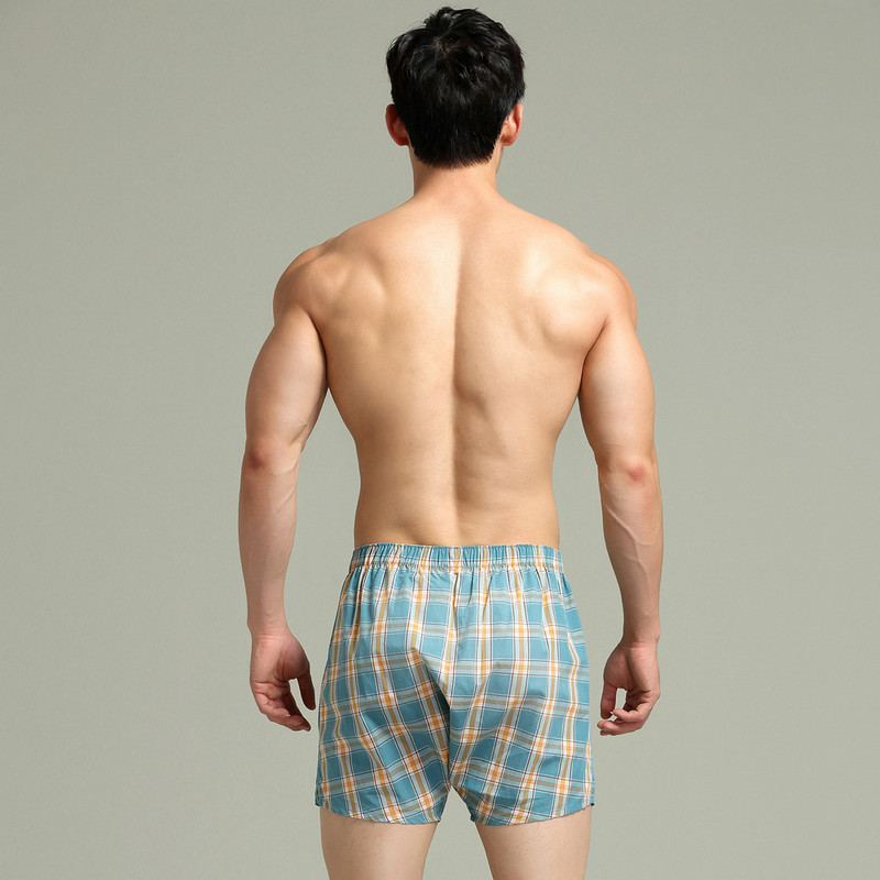 100% pamuk Udobne karirane bokserice Gaćice Muško donje rublje Boksačice Calzoncillos Muške duge gaćice Arrow Pants Cueca