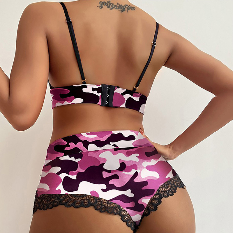 2022 m. naujas seksualus liemenėlių rinkinys Naktiniai drabužiai, nėriniai, moteriškos kelnaitės, kelnaitės, šortai, apatinis trikotažas, apatinis trikotažas, raudona ir juoda languota liemenėlė mados moterims