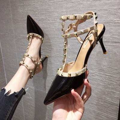 Női divatcipő irodai piros magassarkú cipő Lady klasszikus fekete kiváló minőségű irodai pumpák Zapatos Dama Cool Heels G6166