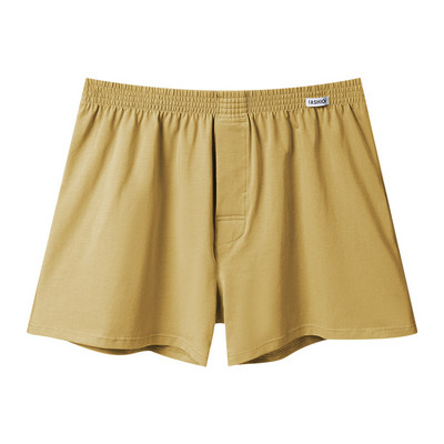 Chiloți largi elastici pentru bărbați Lenjerie de corp Bumbac acasă Pantaloni săgeți cu talie mijlocie, respirabili, pentru tineret, vară, boxer de dimensiuni mari