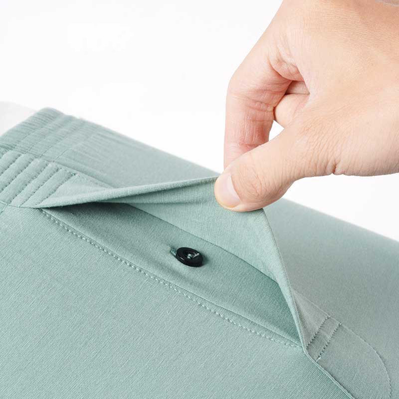 Chiloți largi elastici pentru bărbați Lenjerie de corp Bumbac acasă Pantaloni săgeți cu talie mijlocie, respirabili, pentru tineret, vară, boxer de dimensiuni mari