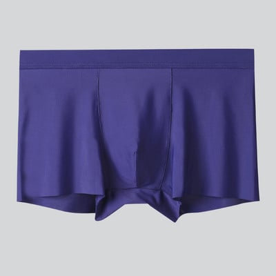 Chiloți de dimensiuni mari Lenjerie de corp pentru bărbați Boxer din mătase de gheață pentru bărbați Lenjerie de corp cu talie mijlocie Chiloți Boxer respirabili Calzoncillos