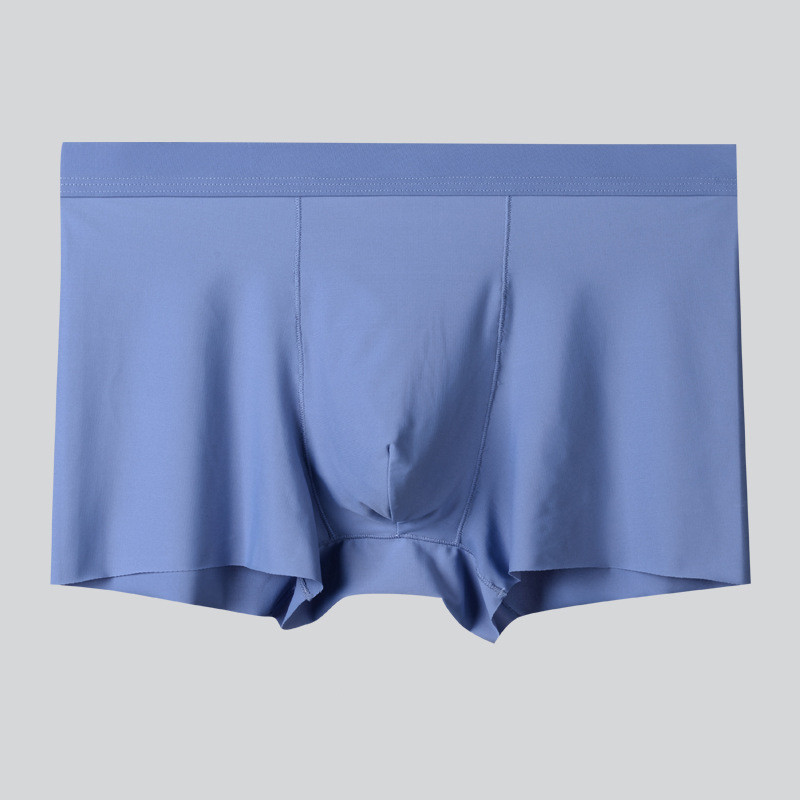 Chiloți de dimensiuni mari Lenjerie de corp pentru bărbați Boxer din mătase de gheață pentru bărbați Lenjerie de corp cu talie mijlocie Chiloți Boxer respirabili Calzoncillos