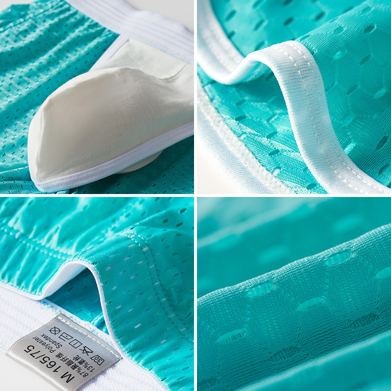 Ice Silk Vyriški apatiniai Bokseriai Sexy Mesh Arrow Kelnės Cueca Vyriški Bokser Šortai Apatiniai drabužiai Vyriški kvėpuojantys Arrow Kelnaitės miegui
