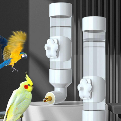 Birds Water Feeder Automatic Bird Cage Suspended Parakeet Water Dispenser for Cage Budgie Drinker Bottle Acrylic Parrot Waterer