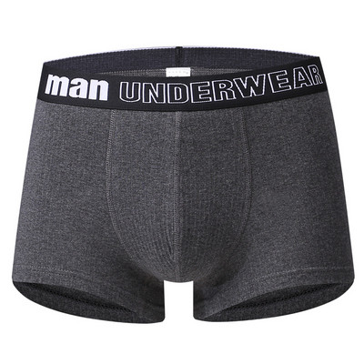 Lenjerie de corp pentru bărbați de înaltă calitate Boxer Homme cu talie mijlocie Chiloți boxer pentru bărbați, bumbac, respirabil, chiloți confortabili Cueca