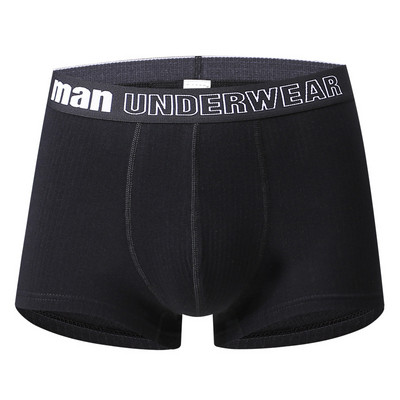 Lenjerie de corp pentru bărbați de înaltă calitate Boxer Homme cu talie mijlocie Chiloți boxer pentru bărbați, bumbac, respirabil, chiloți confortabili Cueca