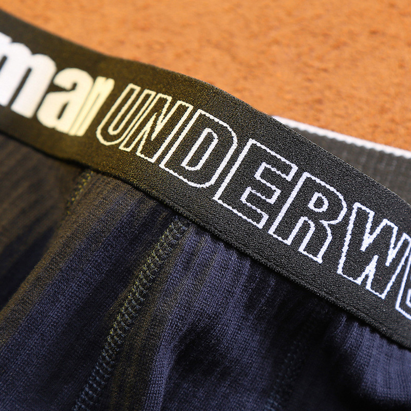 Aukštos kokybės vyriški apatiniai Boxer Homme Vidutinės juosmens vyriškos apatinės kelnės Bokseriniai šortai Vyriški kvėpuojanti medvilnė Patogios kelnaitės Cueca