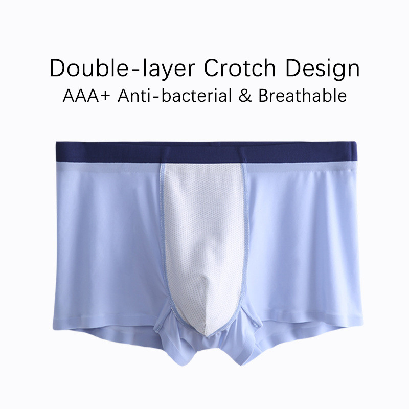 Muško donje rublje velike veličine Graphene 3A  gaće Ice Silk Muške bokserice Elastične muške gaćice koje upijaju vlagu
