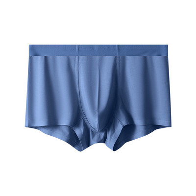 Lenjerie de corp pentru bărbați de culoare solidă Boxer moale fără cusături Chiloți pentru bărbați Boxeri pantaloni scurți cu talie mijlocie Chiloți sexy în husă în U Chiloți respirabili