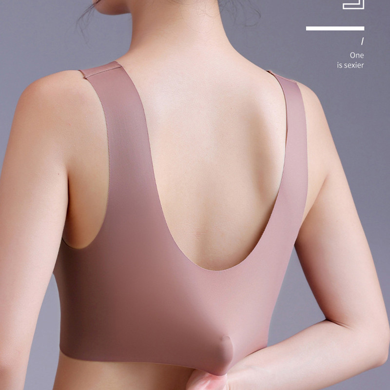 Ženski bežični push up grudnjak Seksi duboki V čipkasti grudnjaci Žensko udobno donje rublje Bešavni grudnjak Mekano donje rublje Velika veličina L-5XL