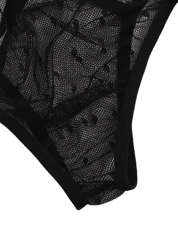 Komplet seksi grudnjaka, proziran, proziran grudnjak i komplet gaćica s perspektivnom mrežastom podvezicom Komplet donjeg rublja od čipke Komplet ženskog donjeg rublja